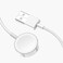 Keephone Portable USB iWatch Charger, Model IC-010, 5V Input, 2.5W Output, 100cm Charging Cable, USB Interface, PC+Metal+ABS Durable Material, Lightweight, Fast Charging for iWatch

