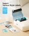 NIIMBOT B1 Label Maker Machine with 3 Tapes, 50x30mm White/40x30mm Clear/34x34mm Round, Bluetooth Thermal Label Printer for Small Business,Office,Home,School (Light Blue, 1 Printer+3 Roll Label)