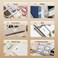 NIIMBOT Thermal Label Maker Paper 14&times;40mm Stickers Waterproof Tear-Resistant Self-Adhesive Replacement for D11/D110 Label Printer Office&amp;Home 160 Labels/Roll (Transparent)