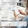 NIIMBOT D110 Upgraded Version Mini Label Maker Machine with 3 Rolls, Portable Bluetooth Thermal Printer, Sticker Labeler with Multiple Templates for Office Organization Home Kitchen School, White
