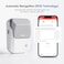NIIMBOT B1 Label Maker with Auto Identification (Gray), 2 Inch Bluetooth Portable Label Printer Easy to Use for Office, Home, Business (with 2x1.18 inch Label)