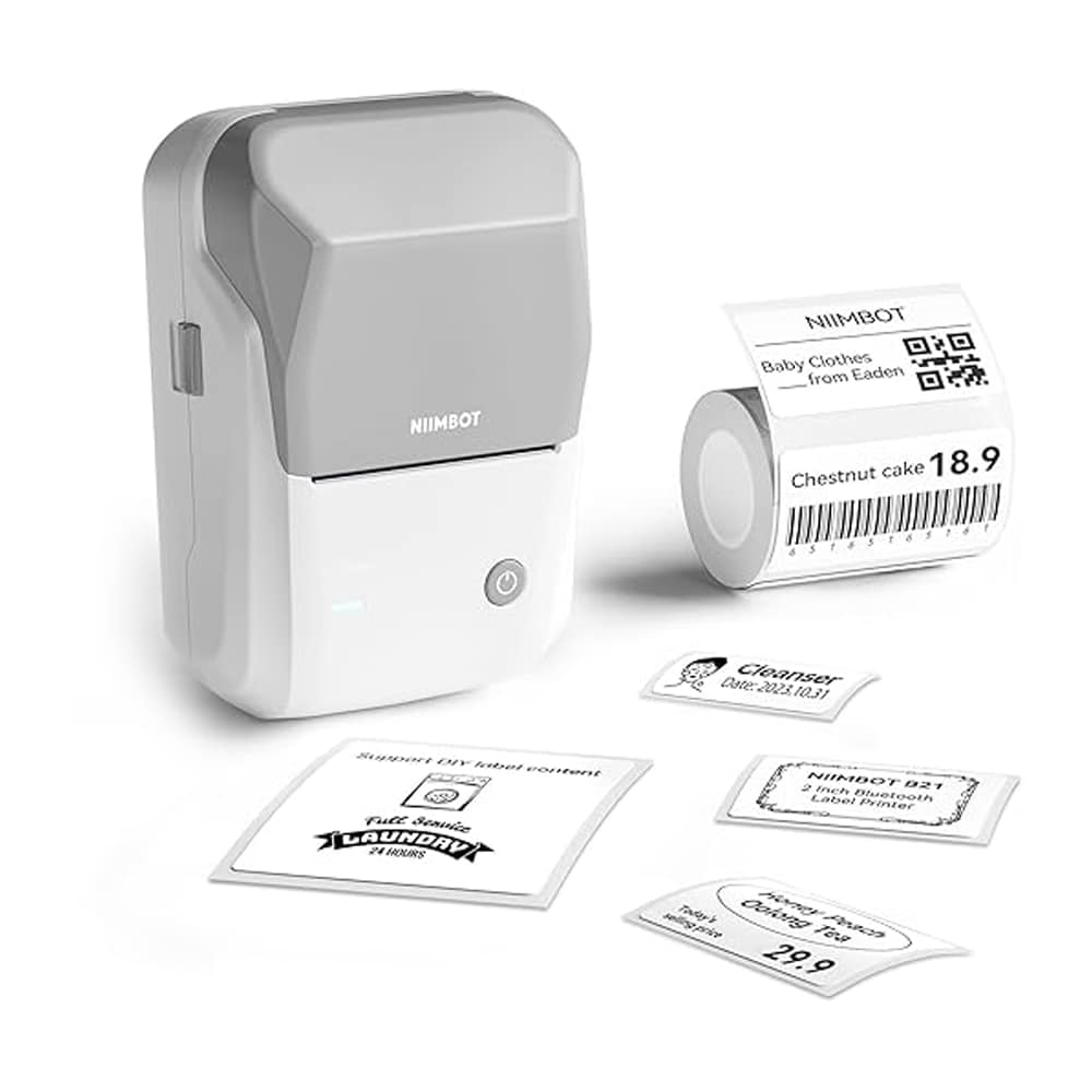 Id Label Monitor Buy NIIMBOT B1 Label Maker with Auto Identification (Gray), 2 Inch ...