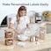 NIIMBOT D110 Upgraded Version Mini Label Maker Machine with Tape, Portable Bluetooth Thermal Printer, Sticker Labeler with Multiple Templates for Office Organization Home Kitchen School, White