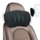 وسادة مسند الرأس سريعة الجفاف VYVYLabs Drive Ease Series 3D Curve Car Seat Headrest Neck وسادة - VJYTZ - أسود