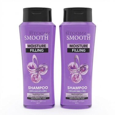 Feah Smooth 72H Moisture Filling Shampoo   470ml x 2