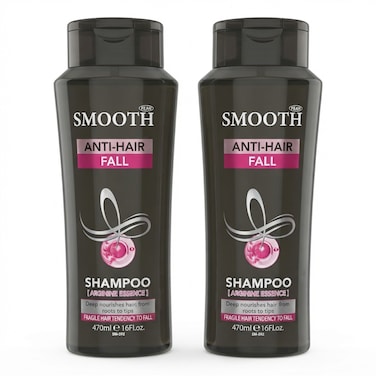 Feah Smooth Anti Hair Fall Shampoo   Strengthening Hair Care   470ml x 2