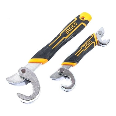 INGCO BENT WRENCH HBWS09328 - High-Torque Bent Wrench, Ergonomic Design, Ideal for Tight Spaces and Heavy-Duty Tasks
