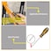 INGCO PHILLIPS SCREWDRIVER HSDPH1100 - مفك براغي فيليبس 100 مم، مقبض مريح، شفرة فولاذية كروم فاناديوم متينة، مثالي للأعمال الكهربائية، الميكانيكية، والأعمال اليدوية