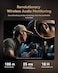 Hollyland Lark MAX 2 Ultimate Combo, Wireless Microphone, AI Noise Cancel, Wireless Audio Monitoring, 32bit Full-Chain Audio, Mic For Camera, iPhone, Android (2TX + 2RX+ OWS Earphones + Charging Case)
