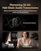 Hollyland Lark MAX 2 Ultimate Combo, Wireless Microphone, AI Noise Cancel, Wireless Audio Monitoring, 32bit Full-Chain Audio, Mic For Camera, iPhone, Android (2TX + 2RX+ OWS Earphones + Charging Case)