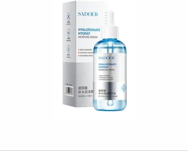 SADOER Hyaluronic Acid for Face Hyaluronate Hydrating Moisturizing Serum with Deep Moisture, Intensive Hydration, Lightweight Water Based Facial Serum for Dry Dehydrated Skin, Daily Face Serum