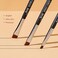 Jessup Angled Eyeliner Brush Set, 3pcs Pro Precision Eye Liner Fine Winged Ultra Thin Slanted Gel Liquid EyeLiner Makeup Brushes Black T345