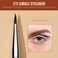 Jessup Eyeliner Brush Set, 3pcs Pro Precision Eyeliner Brushes Fine Point Angled Thin Gel Liquid Flat Winged Eye Liner Black T346