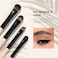 Jessup Makeup Brushes 10-in-5 Double Ended Eyeshadow Brush Contour Brush Blending Brush Eyeliner Brush Shader Brush, Vegan Fiber Precision Eye Brush Set Peach Dust T509