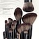Jessup Makeup Brushes Set 14-in-7 Double Sided Makeup Brushes for Foundation Concealer Blush Eyeshadow Contour Bronzer Powder Blending Eyebrow Eyeliner, Cruelty-Free Make up Brushes Peach Dust T600
