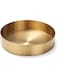 IVAILEX Round Gold Tray Stainless Steel Jewelry, Make up, Candle Plate Decorative Tray (5.5 inches)