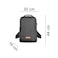 WiWU Elite S 15.6 Inch Waterproof Laptop Backpack for Men &amp; Women, Business Travel Computer Bag with Padded Laptop Compartment, Anti-Splash Durable School &amp; Office Backpack (Grey)
