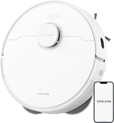 Dreame L10s Pro Gen 2 Robot Vacuum Cleaner And Mop, 7, 000 Pa Suction Power, Automatic Mop Lifting, Ultrasonic Carpet Detection, Siri Compatibility, Dreamehome App, Pet Hair, Hard Floors, And Carpet