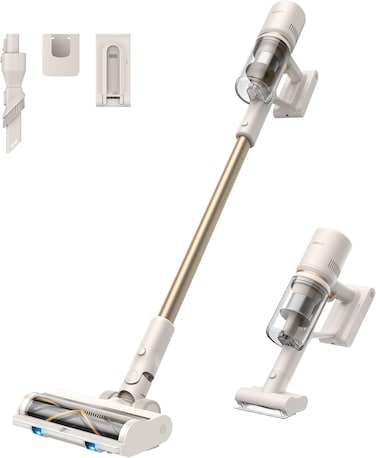 Dreame U20 Cordless Vacuum, Blue Light Dust Reveal, 120AW Suction Power, Multi-surface Anti-tangle Brush, Multi-layer 99.9% Filtration, Convenient Maintenance, Swappable Battery Pack