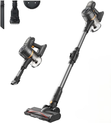 Dreame Mova J20 Cordless Stick Vacuum Cleaner, up to 50 Minutes Run Time, Folding Tube for Comprehensive Cleaning, 76 AW* Powerful Suction, 6x2200 mAh Battery, 0.5 Litre