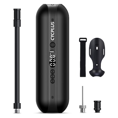 Cycplus A2 Pro Portable Bicycle Pump Car Tire Inflator 150 PSI Electric Air Compressor