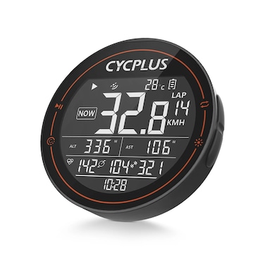 CYCPLUS M2 GPS Bike Computer, Wireless Cycling Computer, ANT+ Bluetooth Bicycle Mini Speedometer Odometer