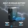 Topump TB2 Pro Tiny Pump Mini Bike Tire Pump with Gauge, 120PSI Portable Electric Bicycle Air Pump, Auto Stop, Type-C Rechargeable Battery with Presta and Schrader Valve