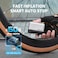 Topump TB2 Pro Tiny Pump Mini Bike Tire Pump with Gauge, 120PSI Portable Electric Bicycle Air Pump, Auto Stop, Type-C Rechargeable Battery with Presta and Schrader Valve