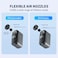 Topump TB2 Pro Tiny Pump Mini Bike Tire Pump with Gauge, 120PSI Portable Electric Bicycle Air Pump, Auto Stop, Type-C Rechargeable Battery with Presta and Schrader Valve