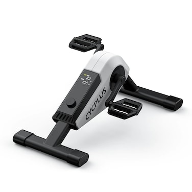 CYCPLUS DC1 Self-Powered Pedal Exerciser &ndash; Under-Desk Mini Exercise Bike, 160W Max Power, 10 Resistance Levels, Joint-Friendly, Quiet Cycling Trainer with App Data Tracking