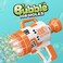 Little Story - 108 Holes Bubble Machine Gun wt Light / Bubble Maker for Kids Indoor &amp; Outdoor - Orange