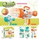 Little Story - 108 Holes Bubble Machine Gun wt Light / Bubble Maker for Kids Indoor &amp; Outdoor - Orange
