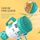 Little Story - 108 Holes Bubble Machine Gun Battery Operated wt Light / Bubble Maker for Kids Indoor &amp; Outdoor - Cyan