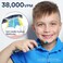 SEAGO Kids Electric Toothbrush, Rechargeable Sonic Soft Bristle Toothbrushes with 8 Brush Heads, DIY Stickers and 5 Modes, Ideal for Kids and Children, Ages 3&ndash;12(Navy)

