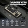 YUNZII YZ98 Gasket Mechanical Keyboard 99 Key Hot Swappable BT5.0/2.4G/USB-C Wireless Gaming Keyboard NKRO 98% 1800 Layout with RGB LED Backlit for Linux/Win/Mac (Black, Cocoa Cream V2 Switch)