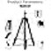 Jmary KP-2208 Multi-Functional Aluminum Tripod for Cameras &amp; Mobile Phone - Black
