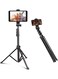 Jmary MT36 67" Extendable Selfie Stick &amp; Travel Phone Tripod, 1.7m Adjustable Tripod Stand with Phone Clip for Video Shooting, Vlogging, Live Streaming &ndash; Black