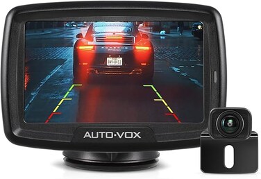 AUTO-VOX AUTO VOX Digital Wireless Backup Camera Kit CS-2, Stable Signal Rear View Monitor and Reversing Camera for Vans,Trucks,Camping Cars,RVs