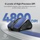 TECKNET Wireless Mouse (BT5.0/3.0 &amp; 2.4G) Rechargeable 4800 DPI Silent USB A &amp; Bluetooth Mouse 6 Buttons, Wide Compatibility - Blue