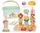 مجموعة تكديس حدائق Tooky Toys