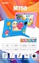 Modio Kids Tab M750, 7-inch Android Tablet, 64GB ROM, 4GB RAM, 4G LTE, Wi-Fi, Dual Camera, Kid-Proof Case, Pink/Blue