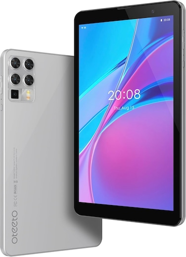 Oteeto Tab 8 Pro Android Tablet, 8GB RAM, 512GB ROM, 5G, Gray (8 inch Display, 5000 mAh Battery, 5.0 MP Front, 13.0 MP Rear Camera)