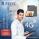 B-FELIX Tablet B.Boss1 &ndash; 10.1" Android Tablet with 4GB RAM + 128GB Storage, Android 14, Dual Cameras, 6000mAh Battery, WiFi+4G, Parental Controls &ndash; Ideal for Work, Study &amp; Entertainment &ndash; Blue+Gray
