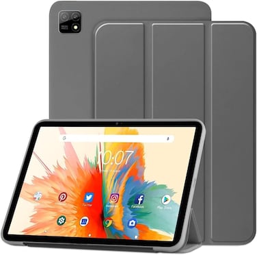 B-FELIX Tablet B.Boss1 &ndash; 10.1" Android Tablet with 4GB RAM + 128GB Storage, Android 14, Dual Cameras, 6000mAh Battery, WiFi+4G, Parental Controls &ndash; Ideal for Work, Study &amp; Entertainment &ndash; Blue+Gray