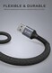G-TAB GAC02 USB-C Fast Charging Cable 1.2M, Nylon Braided, Turbo Charging, 480Mbps Data Transfer, Compatible with iPhone, Android Devices &amp; USB-C Gadgets
