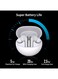G-Tab X14 TWS Bluetooth 5.4 Earbuds with ANC &amp; ENC, Wireless Stereo Earphones, Touch Control, 10mm Driver, Clear Call Mic, Type-C Charging, White / Silver