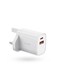 G-TAB 20W Fast Charger GaN Wall Adapter with Dual USB-A &amp; USB-C Ports &ndash; Compatible with iPhone, Samsung, Tablets, Earbuds, Fast Charging &amp; Data Transfer