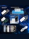 G-Tab MINI50 5000mAh Magnetic Power Bank   20W Fast Charging   Slim Portable MagSafe Wireless Charger with Cable   Compatible with iPhone &amp; Android