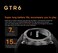 G-TAB GTR6 Smartwatch with 360&deg; Rotating Bezel 1.43" AMOLED Display, ChatGPT AI Assistant, Bluetooth Calling, Heart Rate &amp; SpO₂ Monitor Sleep&amp;Fitness Tracker 100+ Sports Modes IP68 Waterproof Black