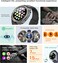 G-TAB GTR6 Smartwatch with 360&deg; Rotating Bezel 1.43" AMOLED Display, ChatGPT AI Assistant, Bluetooth Calling, Heart Rate &amp; SpO₂ Monitor Sleep&amp;Fitness Tracker 100+ Sports Modes IP68 Waterproof Black